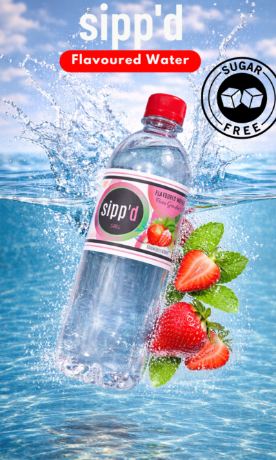 Strawberry & Mint Sugar Free Flavoured Water